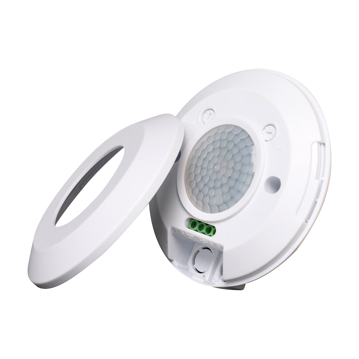 Detector De Movimiento Por Infrarrojos Para Montar En Techo Blanco