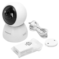 Aigostar Cámara Vigilancia WiFi Interior 2.4G/5G- Visión Nocturna Full Color/ Seguimiento de Movimiento/ Audio Bidireccional/ Alarma-  Cámara Vigilancia Bebes/ Animais de Estimação/segurança em casa