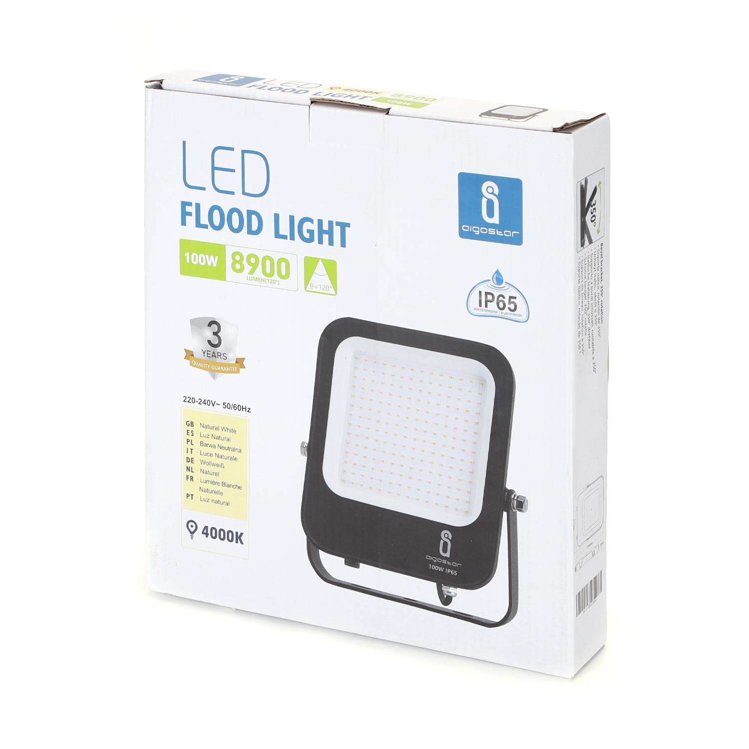 proyector LED Negro 100W