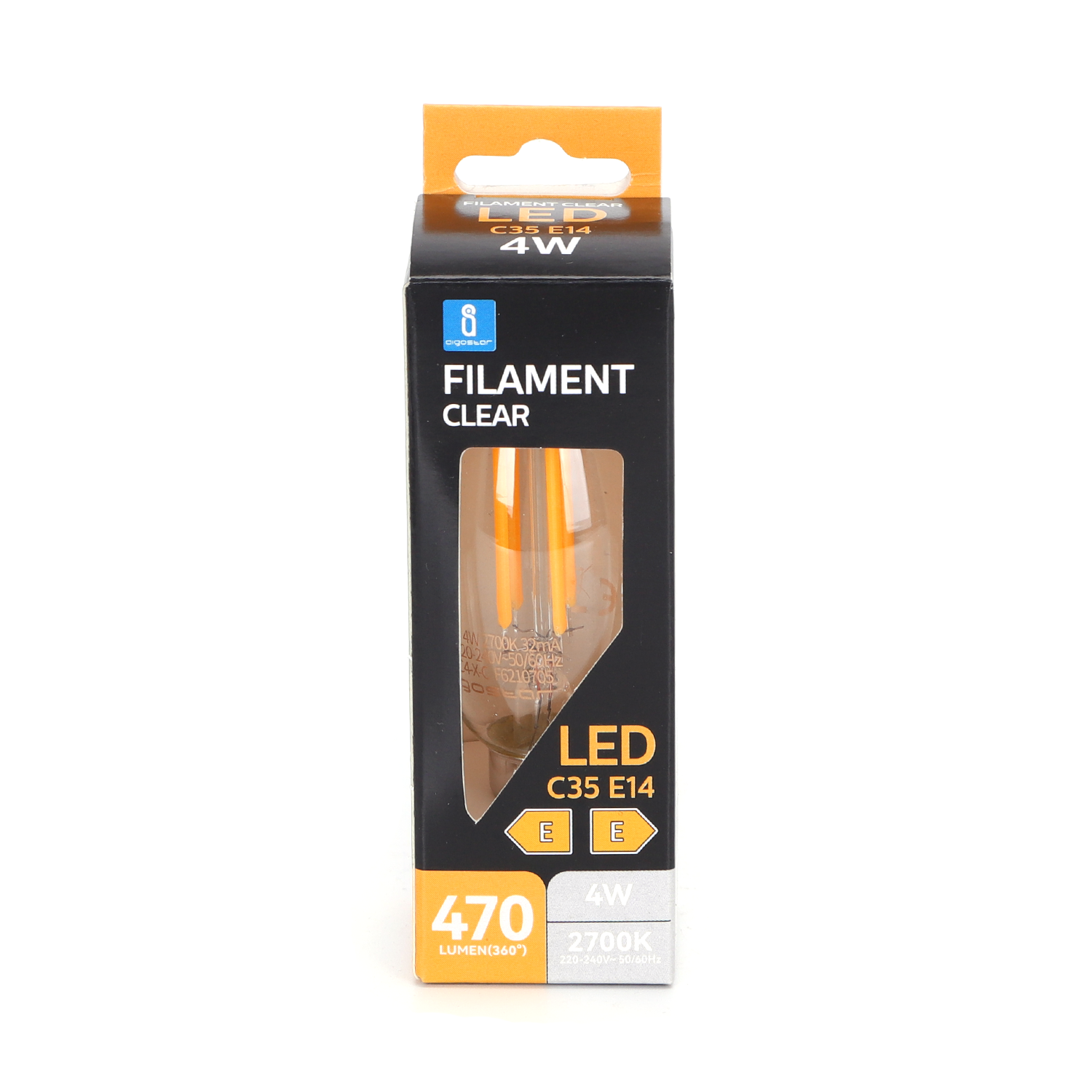 bombilla de filamento LED C35  Luz Cálida  4w