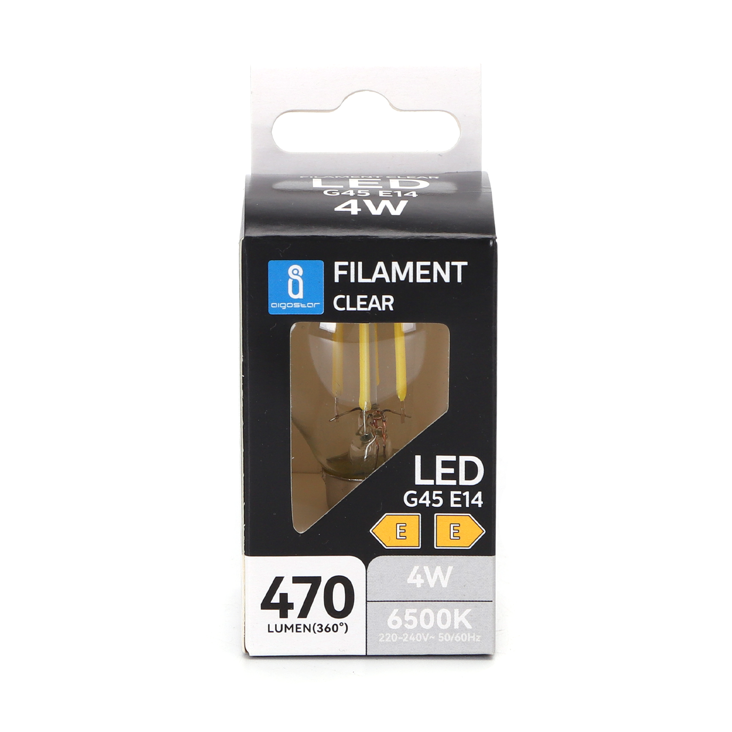 bombilla de filamento LED G45  Luz Fría  4w