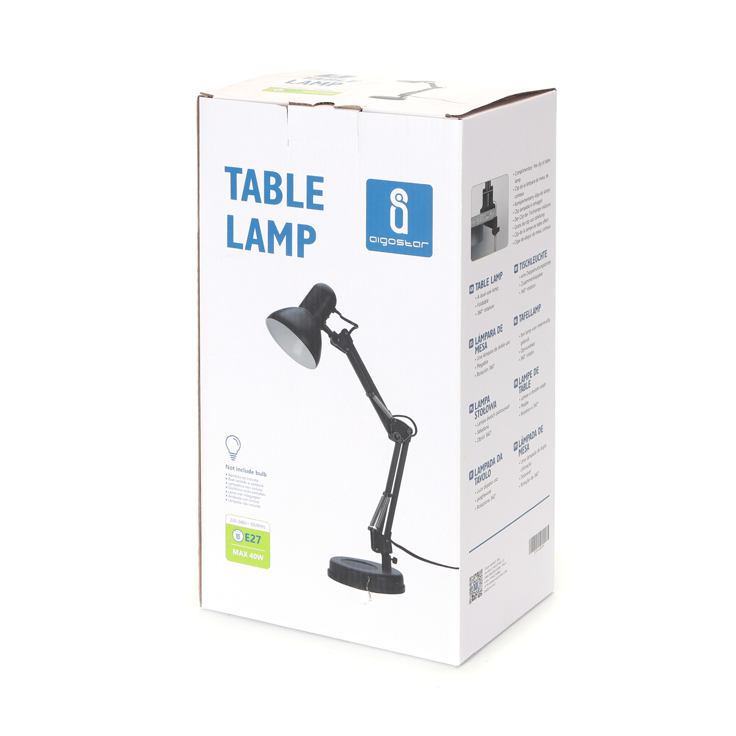 lámpara plegable de metal para escritorio
