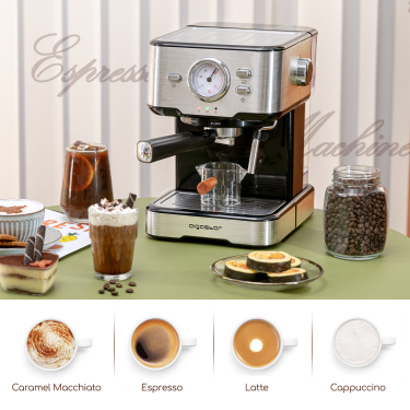 Princess Cafetera Espresso Espresso 249412 Plateado