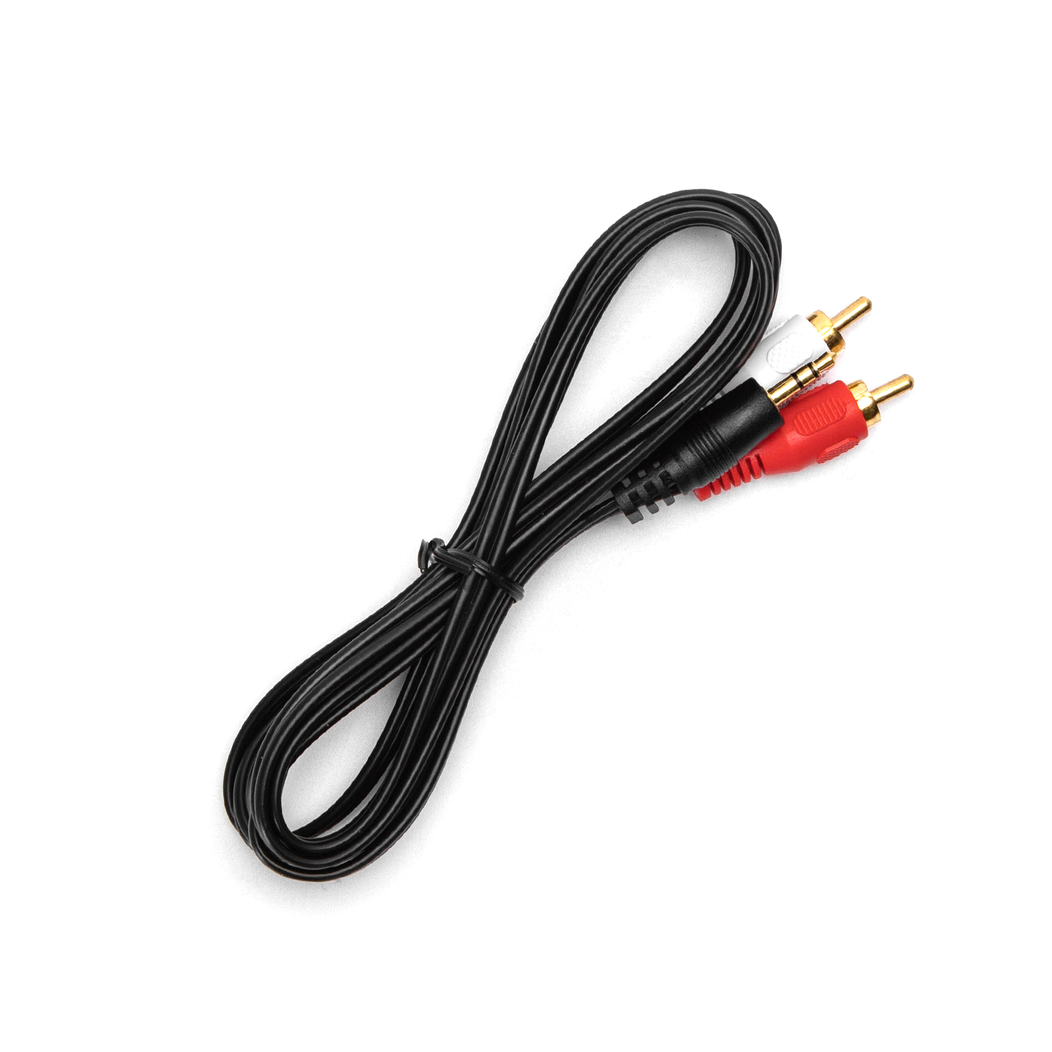 cable de audio 2x RCA, 1,8 m, negro