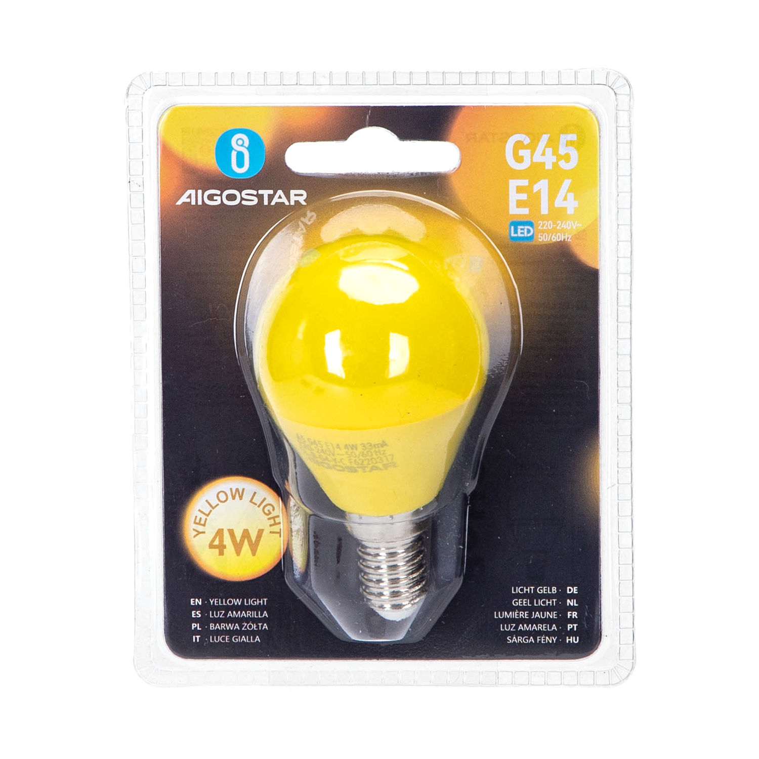 lED A5 G45  Luz Cálida  4w