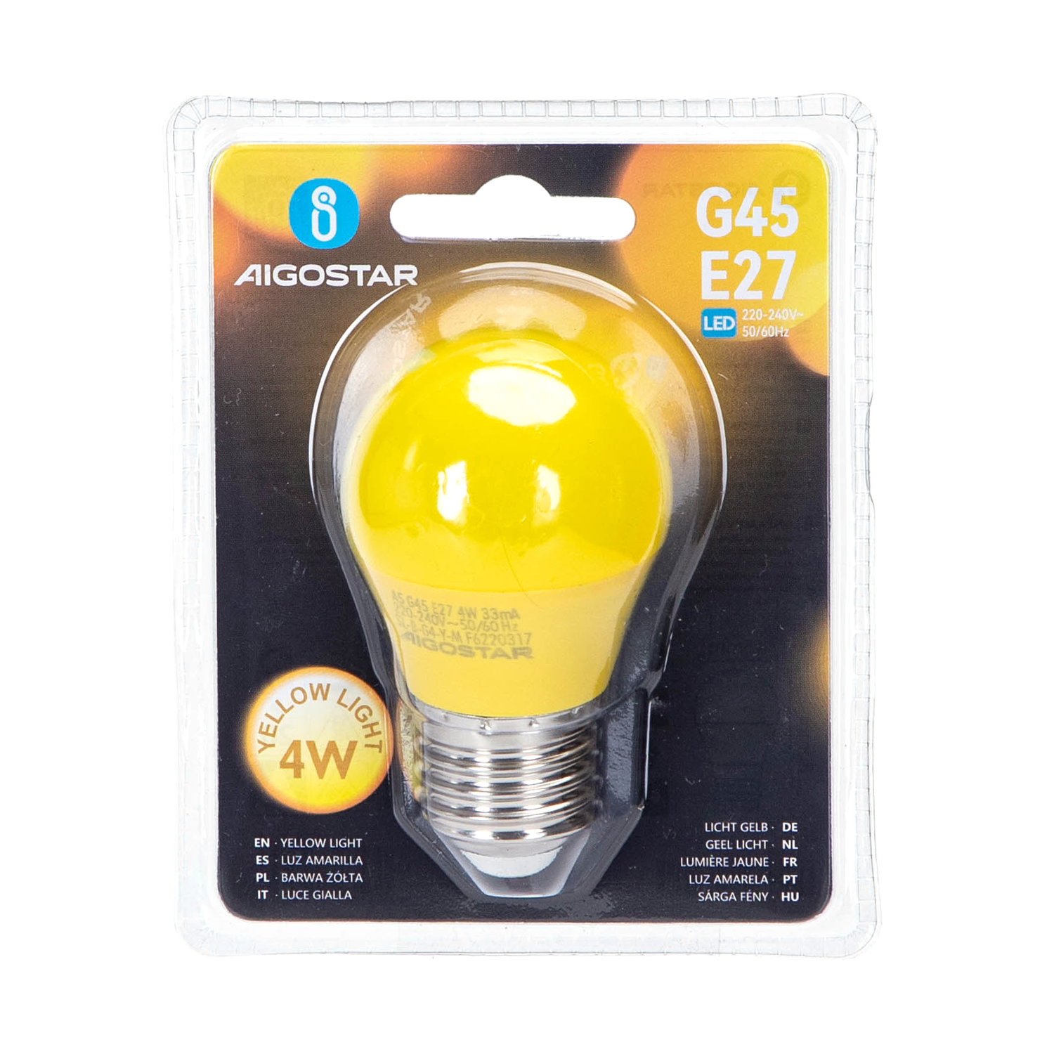 lED A5 G45  Luz Cálida  4w