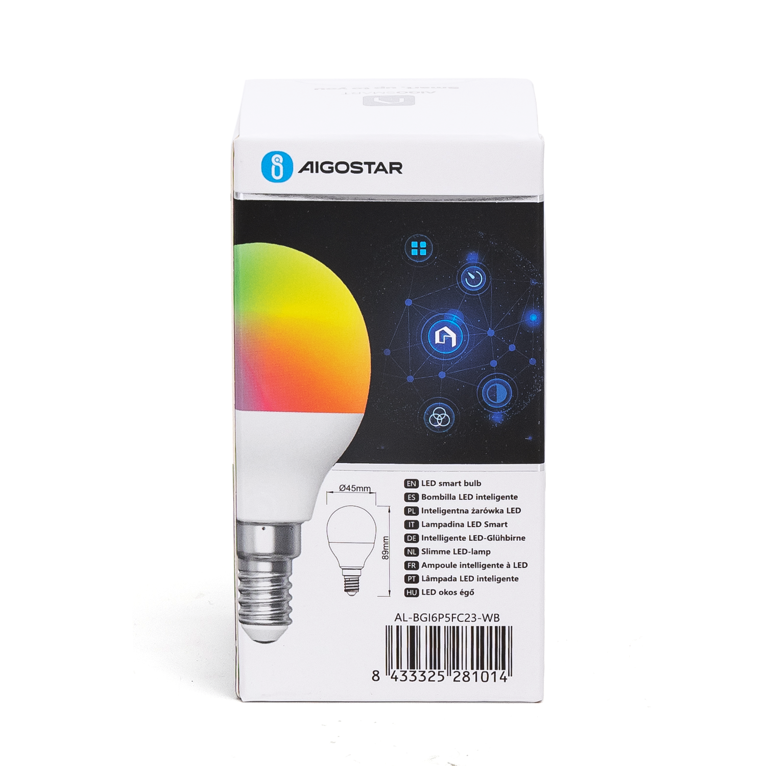 wB LED WiFi inteligente G45 E14 6,5 W