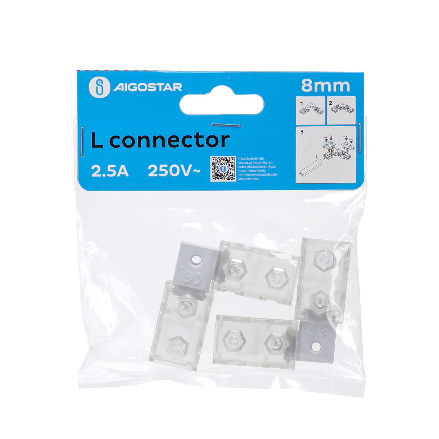 conector L 2835 8 mm