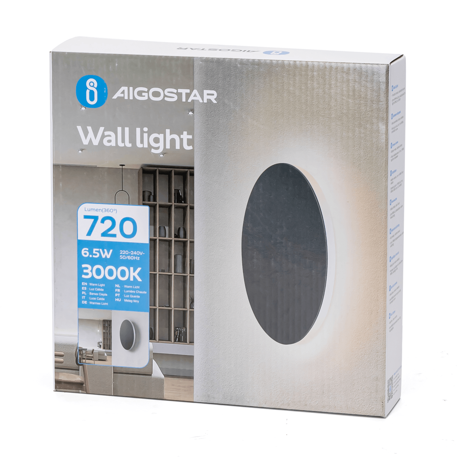 aplique de pared 3000K 6.5W