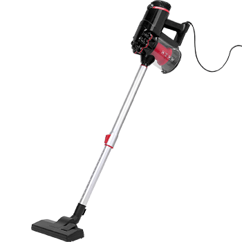 Aigostar Cyclone - Aspirador de mano y vertical 2 en 1. Potencia 600W, 15 Kpa de succión. Filtro HEPA. Aspirador 2 en 1 con tubo telescópico, cepillo de suelo y accesorio de boquilla estrecha.