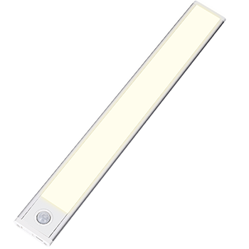 aigostar luz armario con sensor de movimiento recargable luces led cocina bajo mueble fina luz nocturna escaleras pasillo 1100mah iluminacion automatica lampara 6500k blanca fria