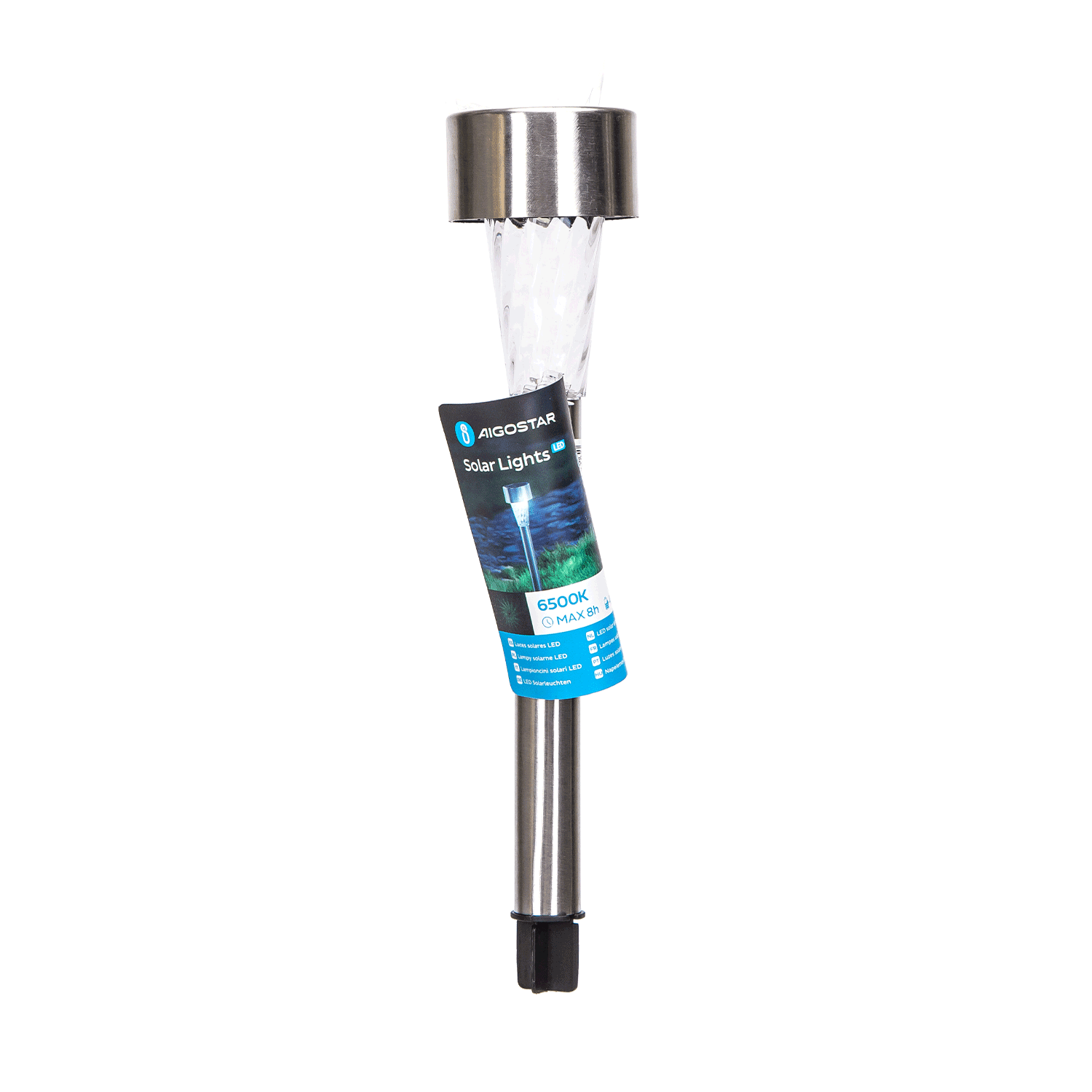 luz solar ambiental LED para césped 6500K L45*W45*H295mm
