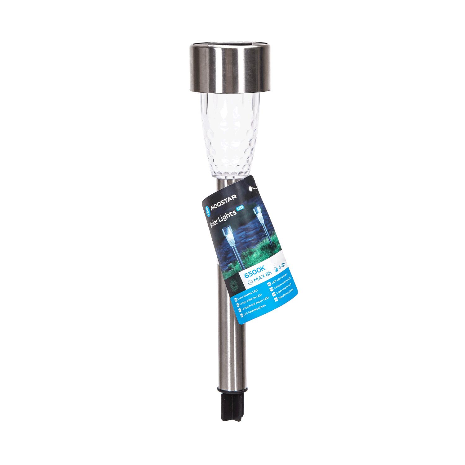 luz solar ambiental LED para césped 6500K L45*W45*H297mm