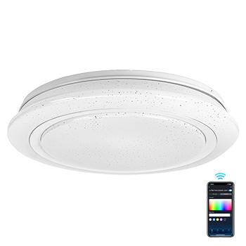 aigostar plafon led techo alexa 27w 2760lm 3000k-6500k ip44 plafon led inteligente compatible con alexa y google home lampara techo regulable para salondormitoriococinacomedorbano 40 cm