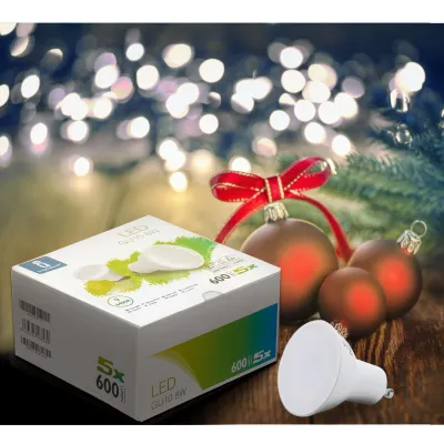 5 Lampadine LED GU8 8W - Luce Bianca Calda 3000K, 640 Lumen, Angolo 100-120° - Foto 9