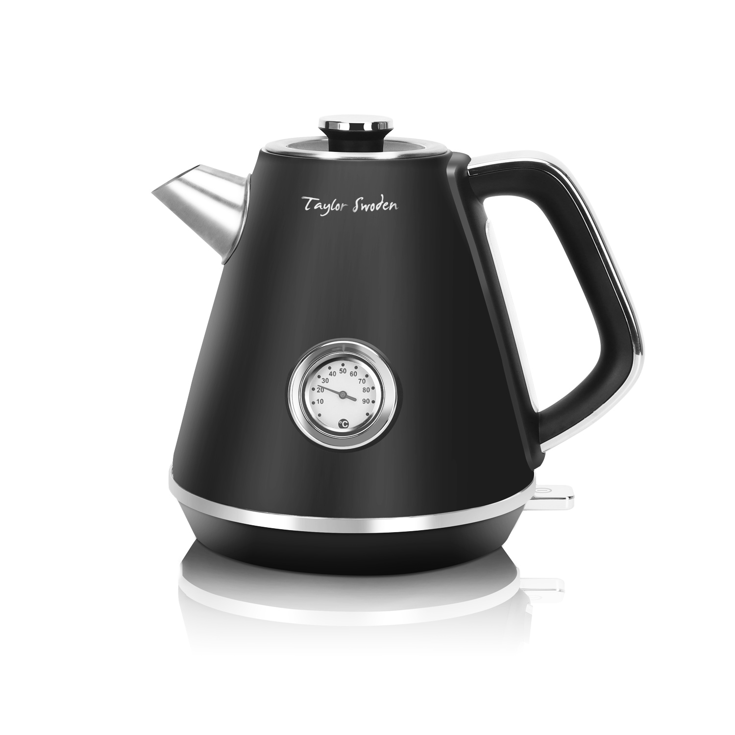 Aigostar 2200W Glass Electric Kettle 1.0L Black VDE / Elfin 