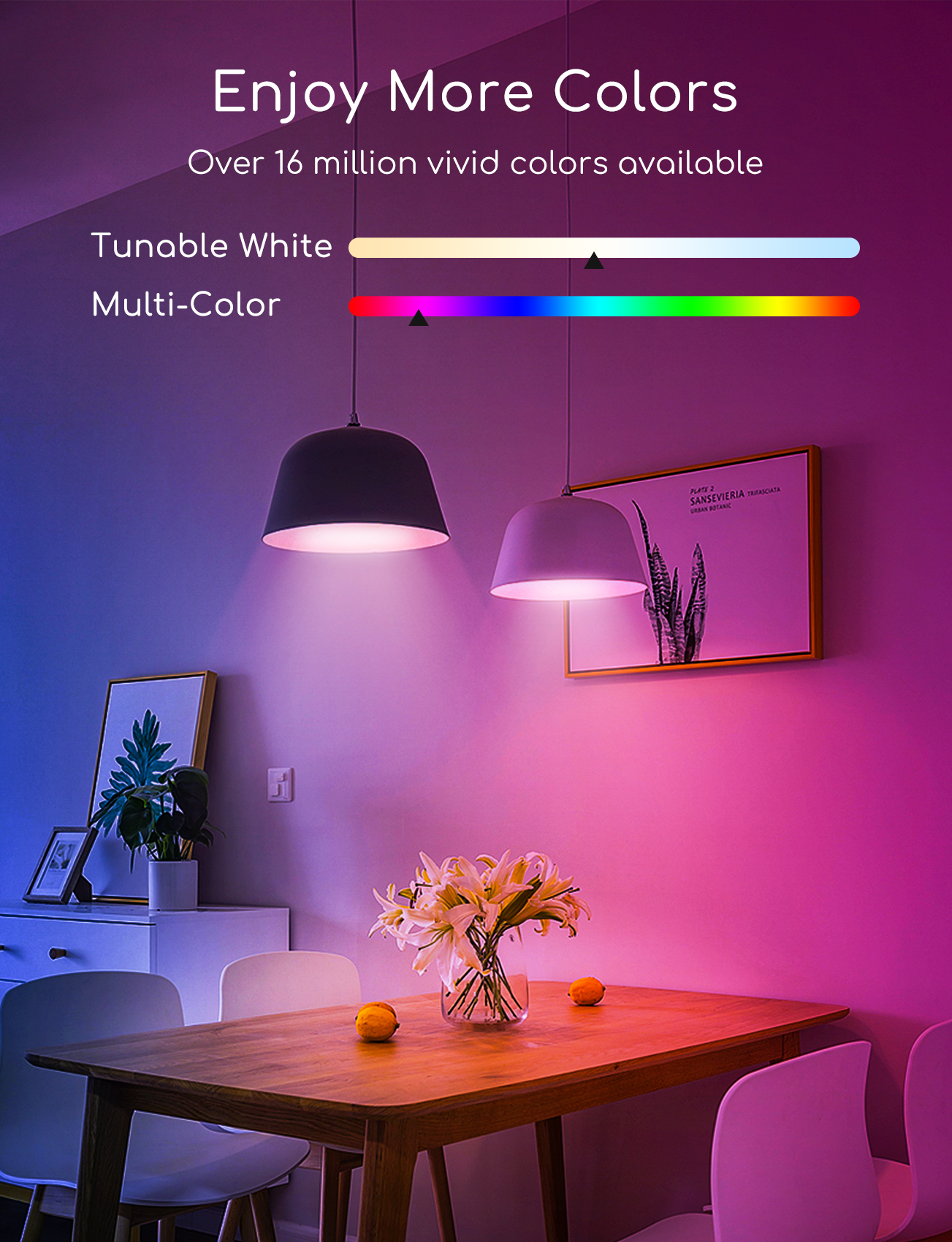 Aigostar Bombilla LED inteligente WiFi vela C37, 7W, E27 rosca gorda, RGB + CCT. Regulable multicolor + luz cálida o blanca 3000 a 6500K. Compatible Alexa y Google Home.Pack 2 uds