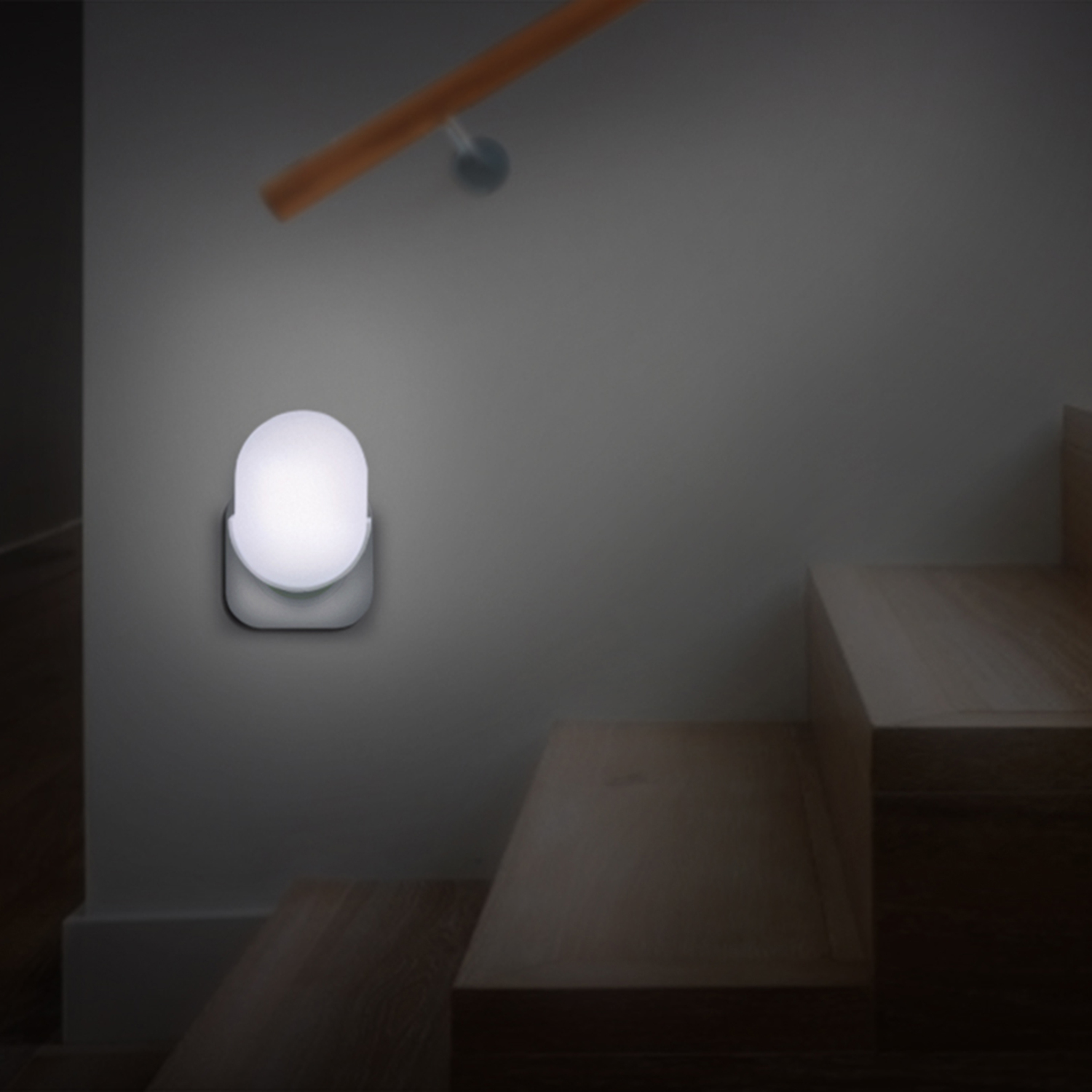 Aigostar Luz Nocturna Infantil [5 Piezas] Lampara LED Quitamiedos Sensor Crepuscular con Enchufe Bebe Luces Led para Iluminar Pasillos, Escaleras o Dormitorios Luz Blanca 6500K
