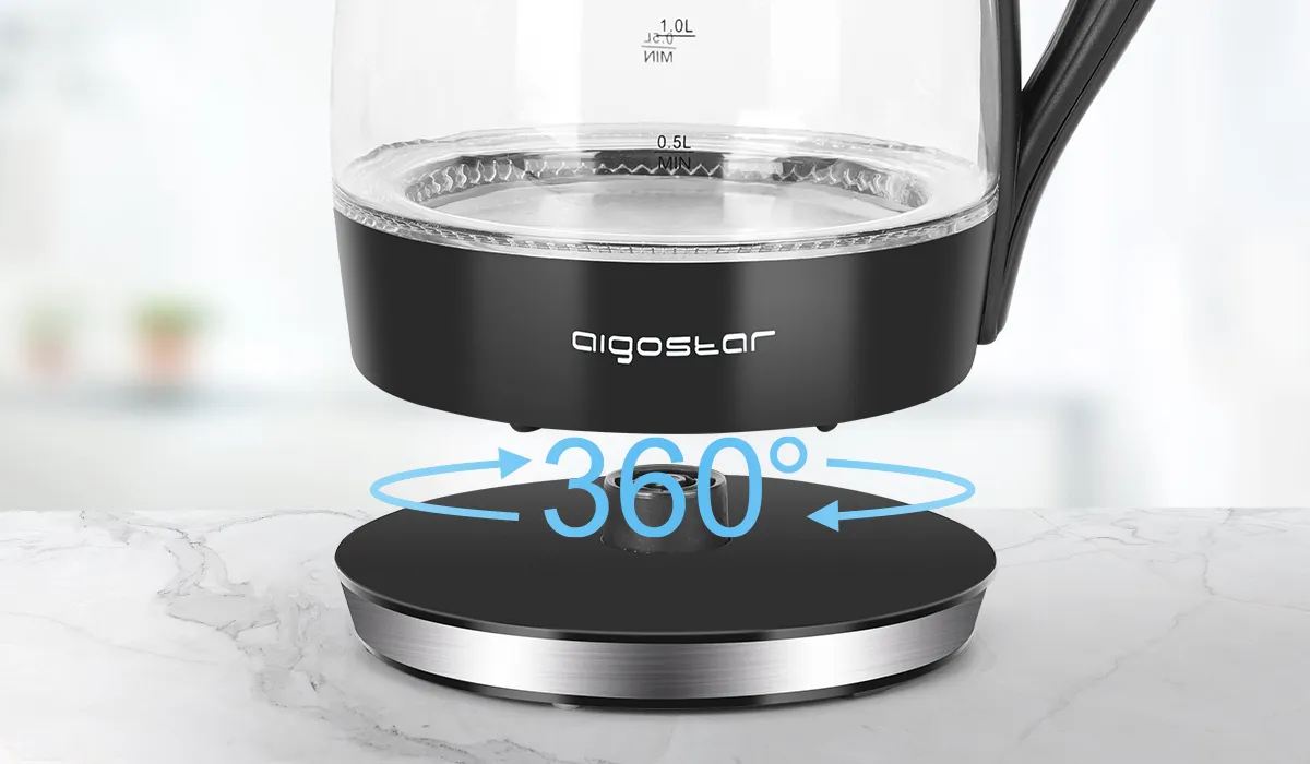 Aigostar Glass Electric Kettle — Adam  Fancy a cuppa?☕🥛In the video,  🌿Adam🍃, our favorite glass water kettle, allows you to brew your tea at  the optimum temperature for a fragrant chai