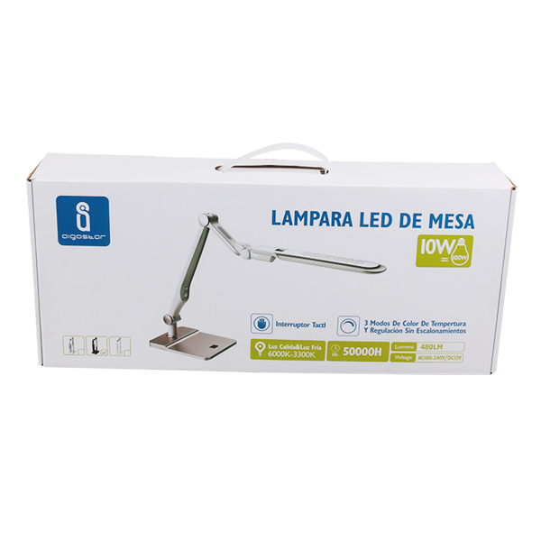 lámpara de mesa regulable LED