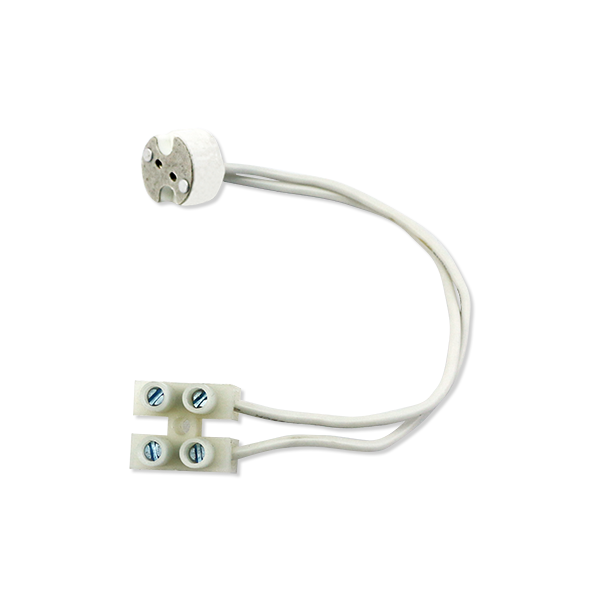 portaLámparas de cerámica G5.3, blanco