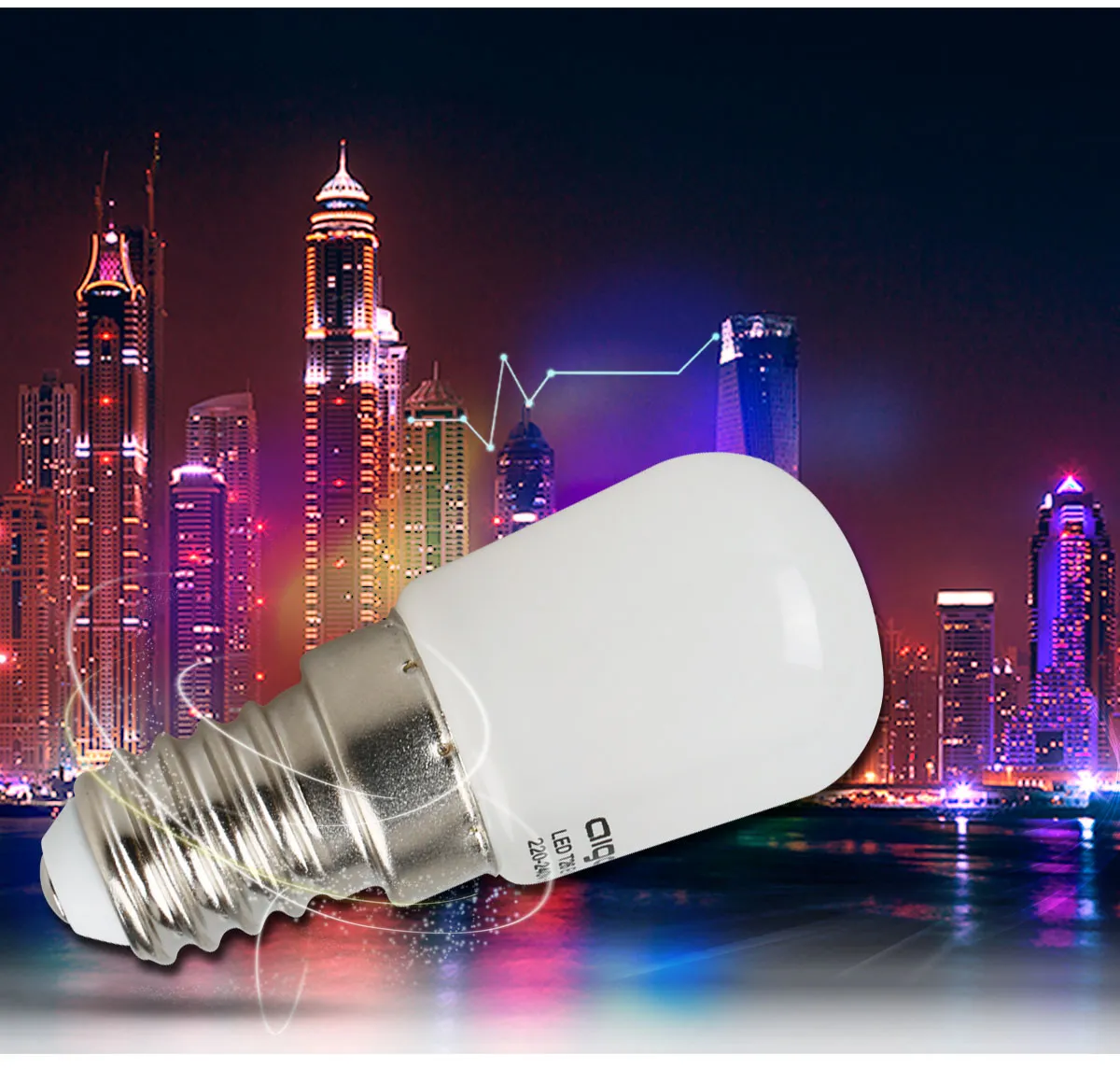 Lámpara LED para nevera T22 2W E14 3000K - AIGOSTAR