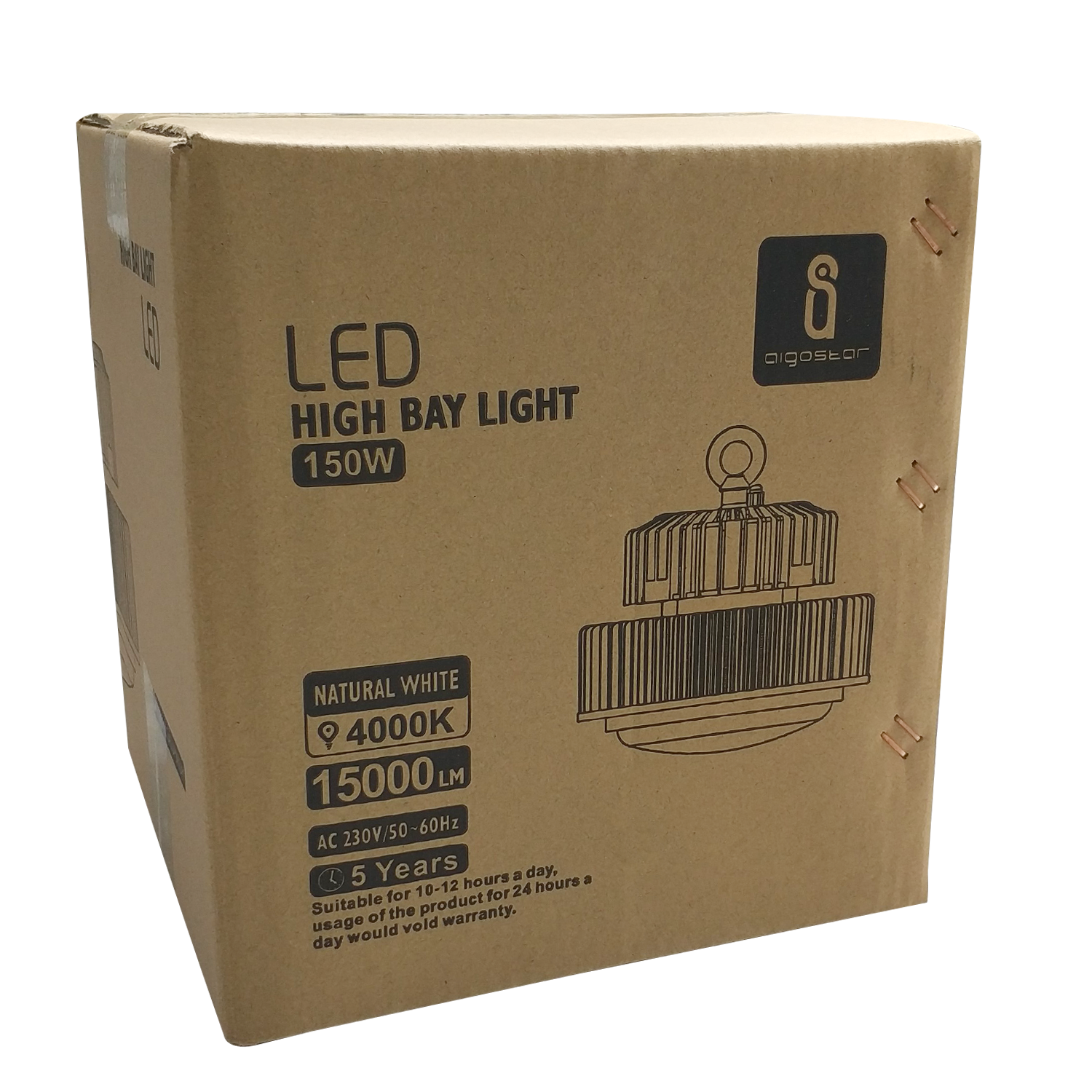 lámpara LED COB High Bay.  Luz Natural  150W