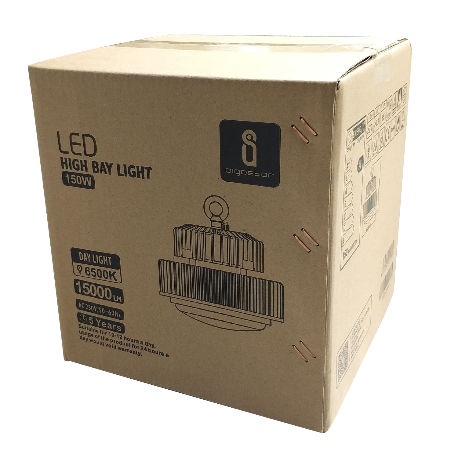 lámpara LED COB High Bay.  Luz Fría  150W