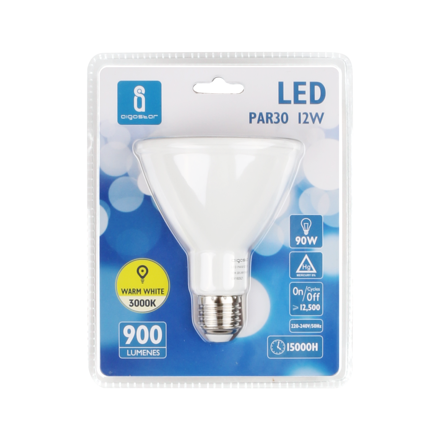 lED PAR30 E27 12W 3000K
