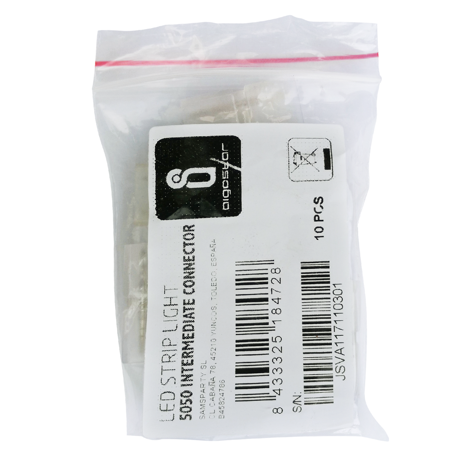 conector intermedio para tira de luz 5050