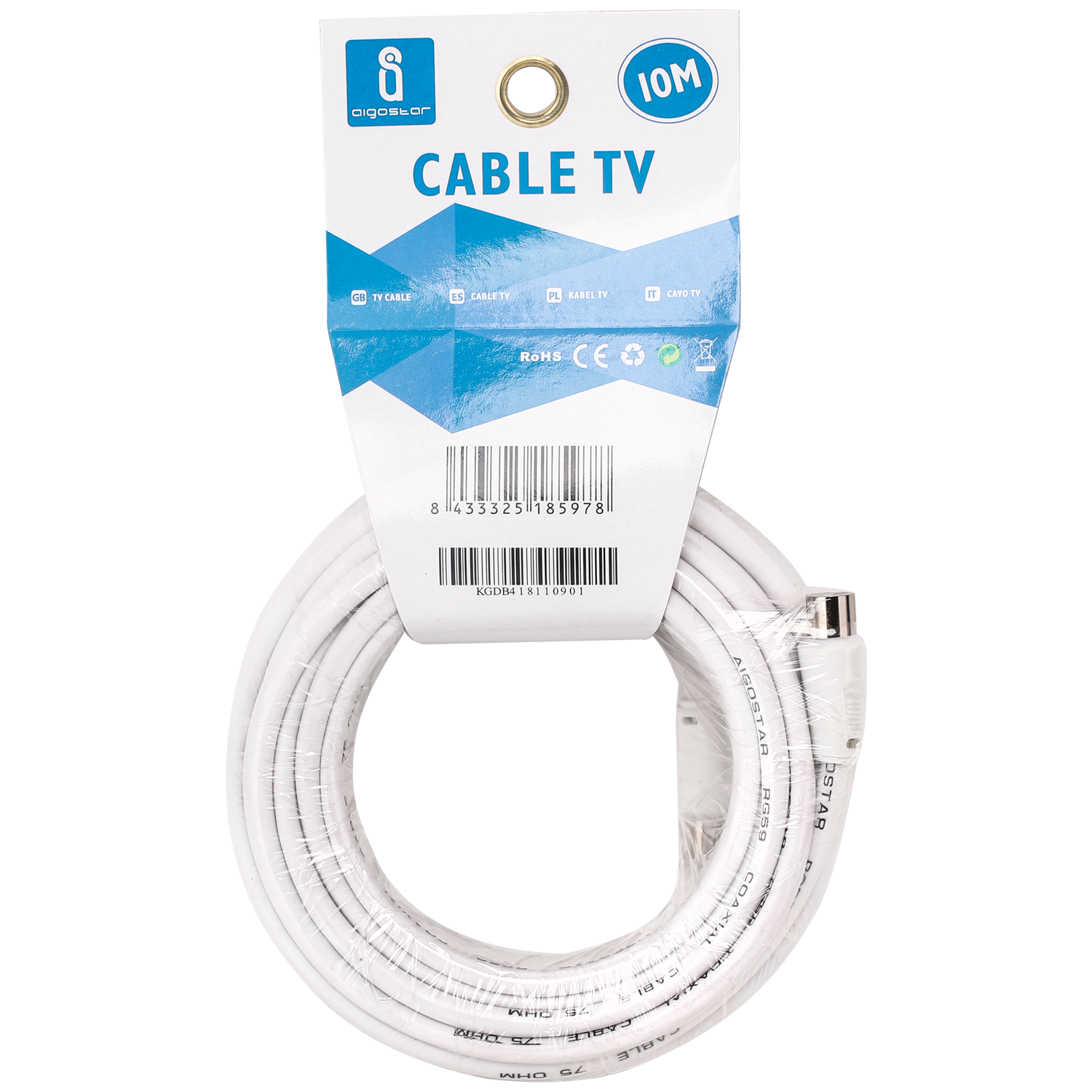 Cable de Antena Coaxial TV - AIGOSTAR