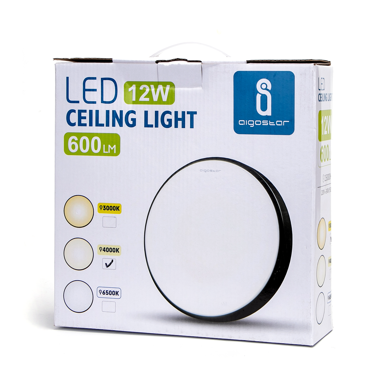 lámpara del techo LED 4000K 12W