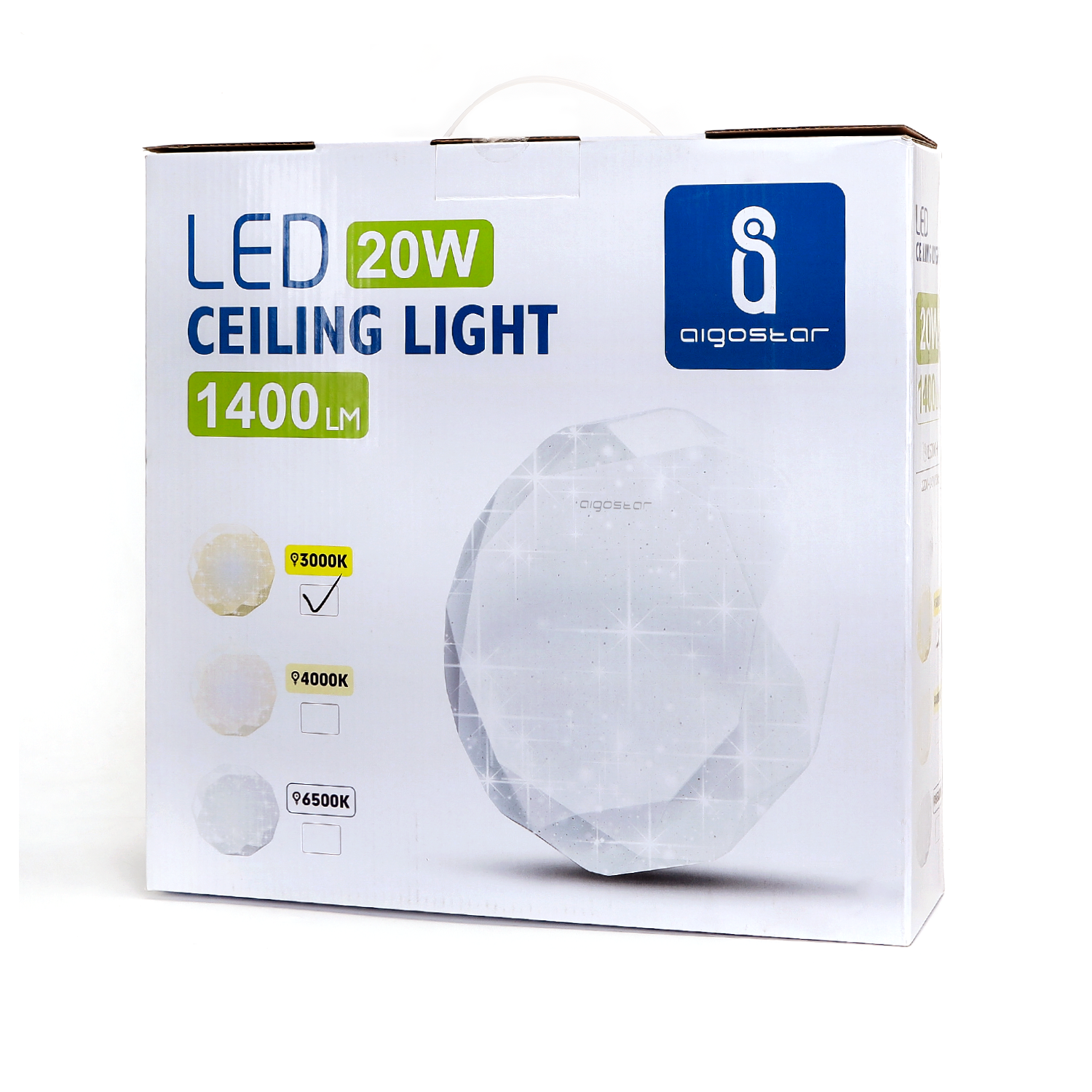 lámpara del techo LED 3000K 20W