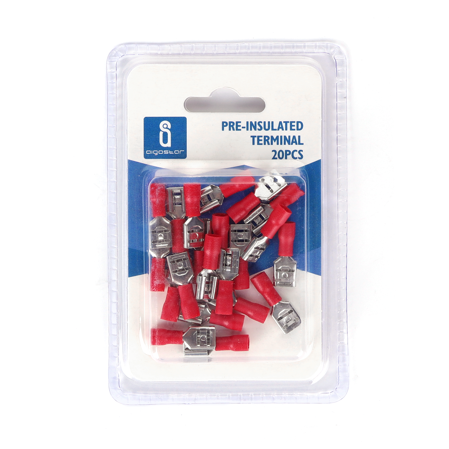 terminal preaislado FDD1.25-250 rojo (20 uds./blíster)