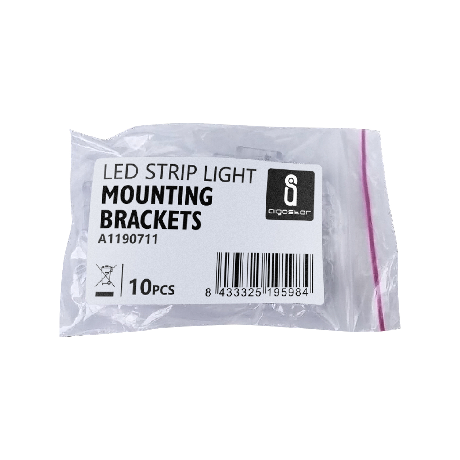 tira LED con circuito integrado soportes de montaje