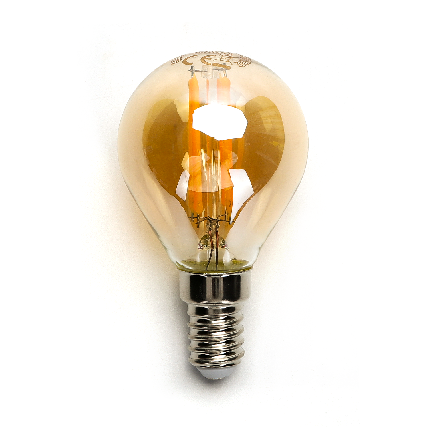 bombilla de filamento LED G45  Luz Cálida  4w  E14