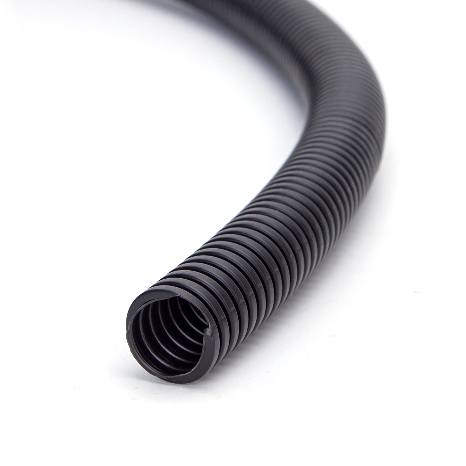 tubo acanalado AD 21,2-10 m, negro