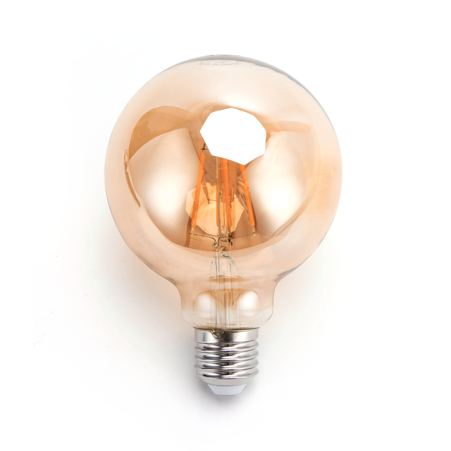bombilla G95 de filamento LED Luz Cálida 4w E27