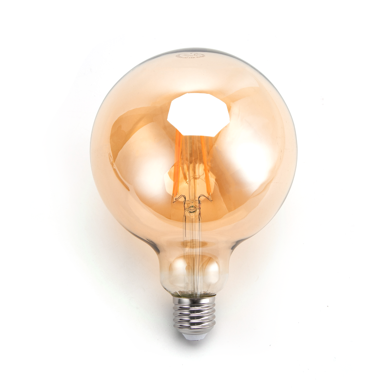 bombilla de filamento LED G125  Luz Cálida  8W  E27