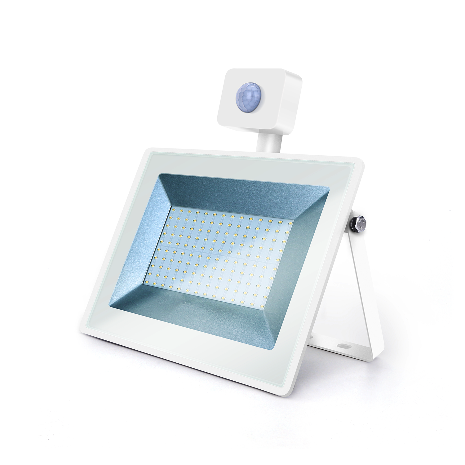 foco Slim LED de aluminio con sensor 4000K 100W