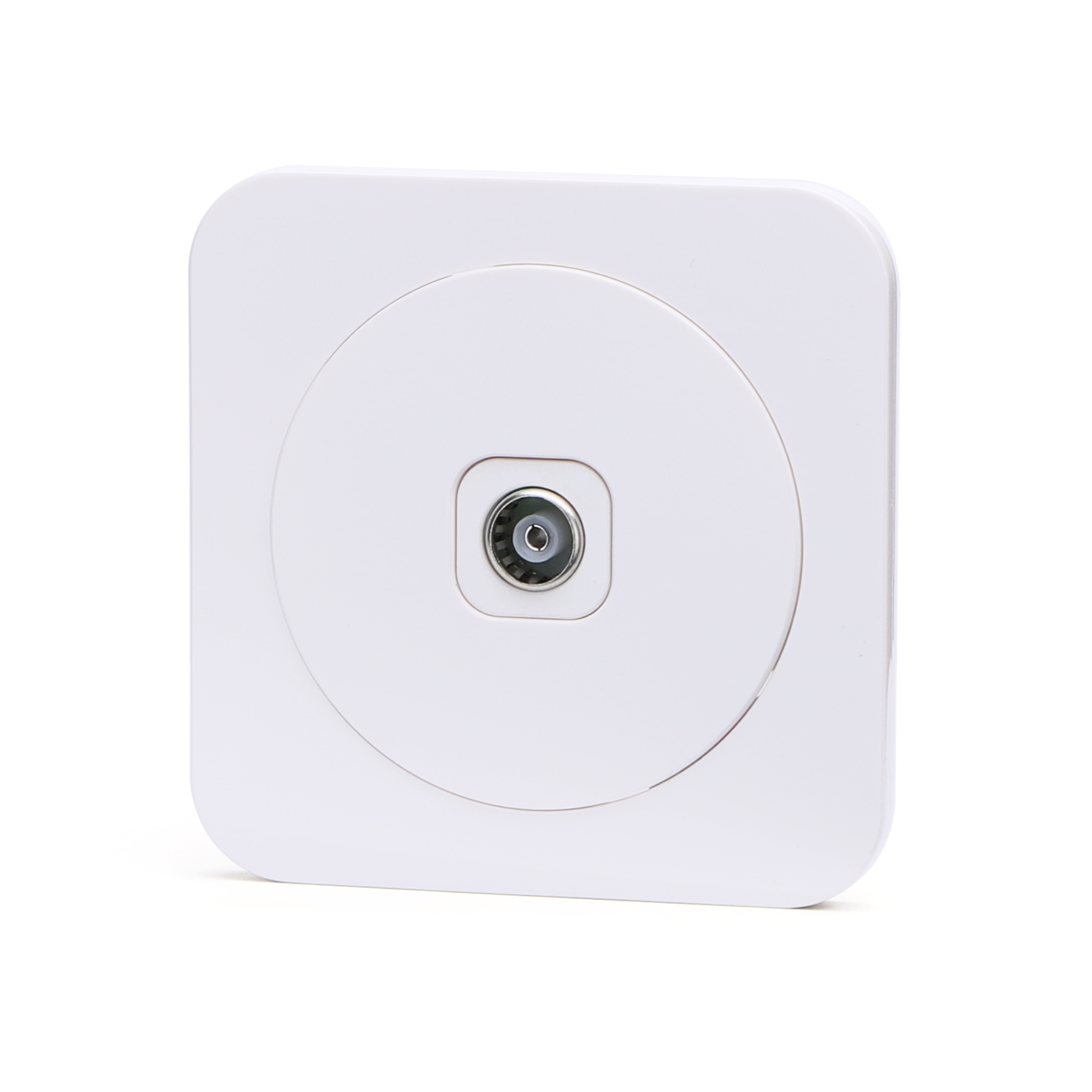 toma de TV alemana/francesa de 1 vía, blanca