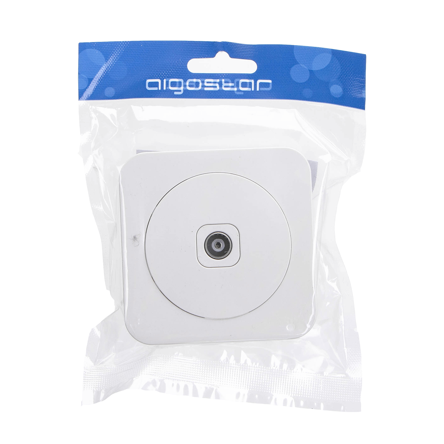 toma de TV alemana/francesa de 1 vía, blanca