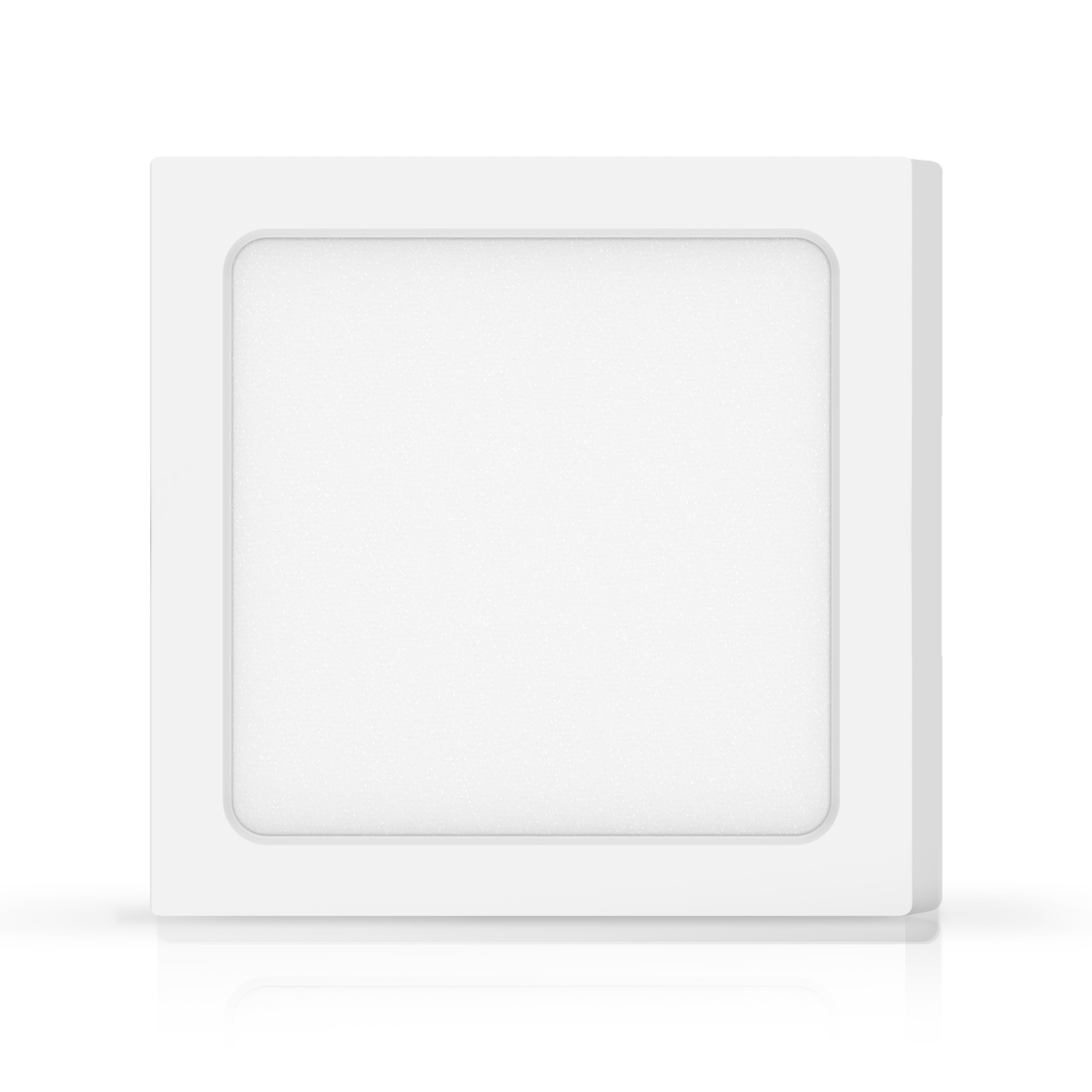 downlight E6 LED de superficie cuadrado 12W Luz blanca