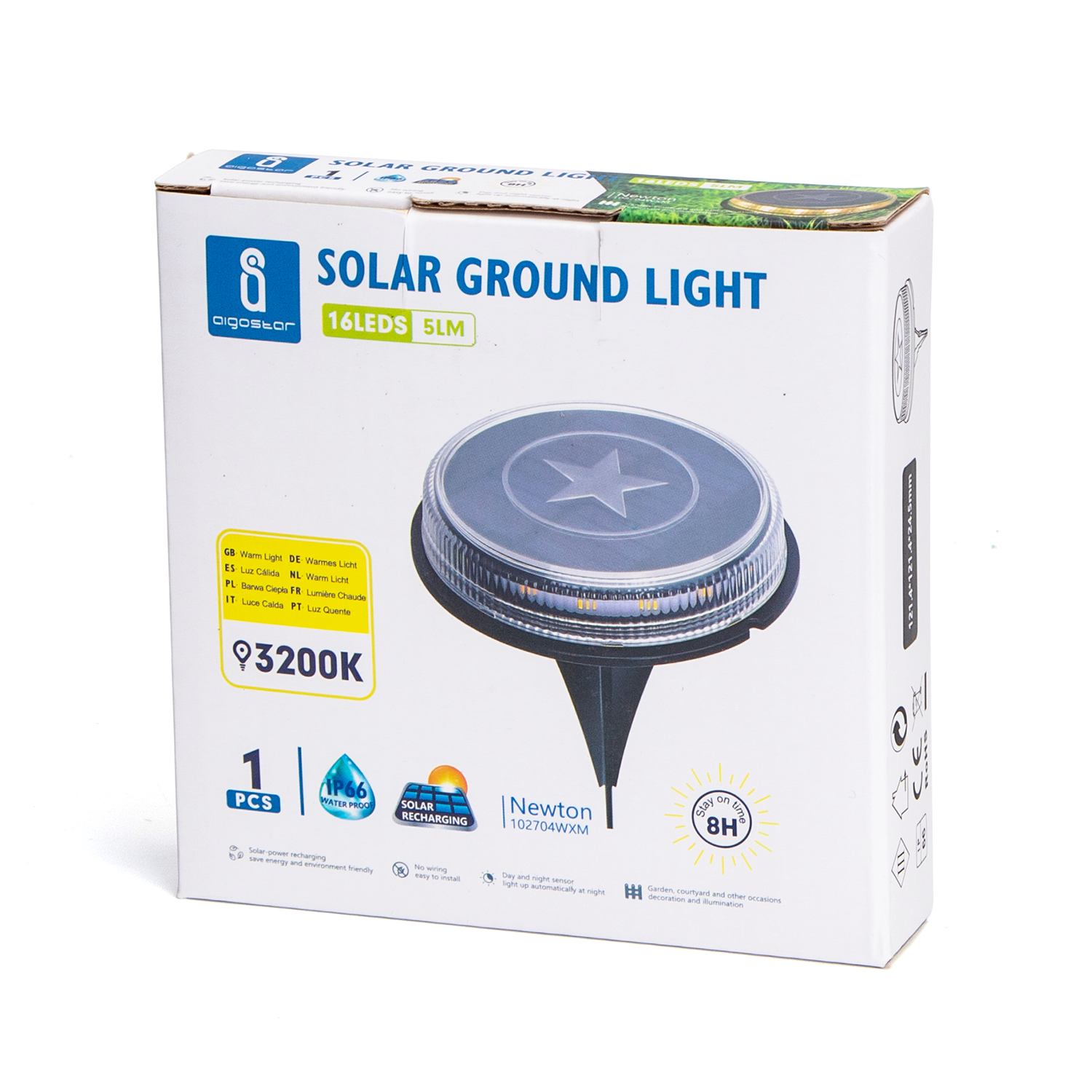 lámpara solar LED