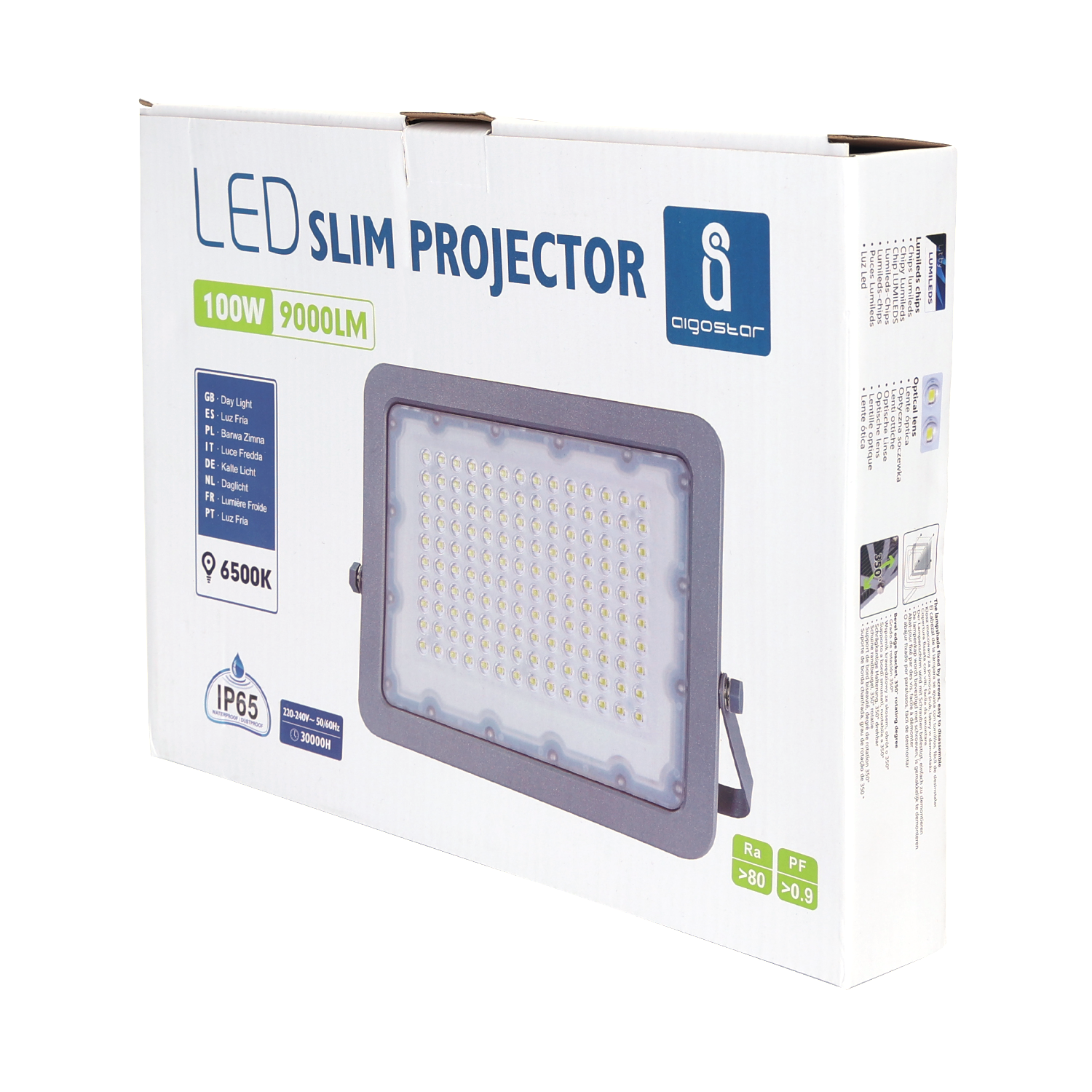 foco LED a prueba de agua 6500K 100W