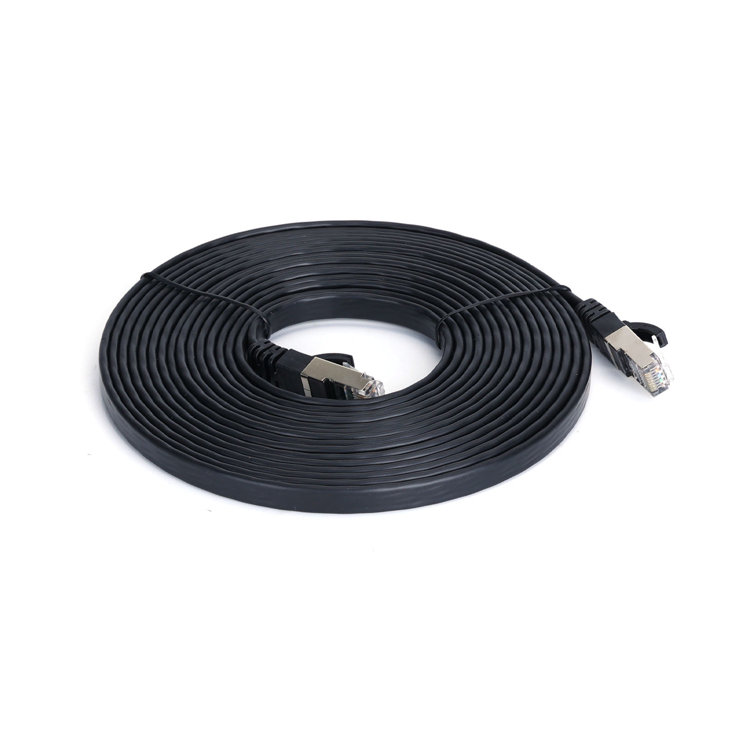 cable de conexión CAT7, 5 m, negro