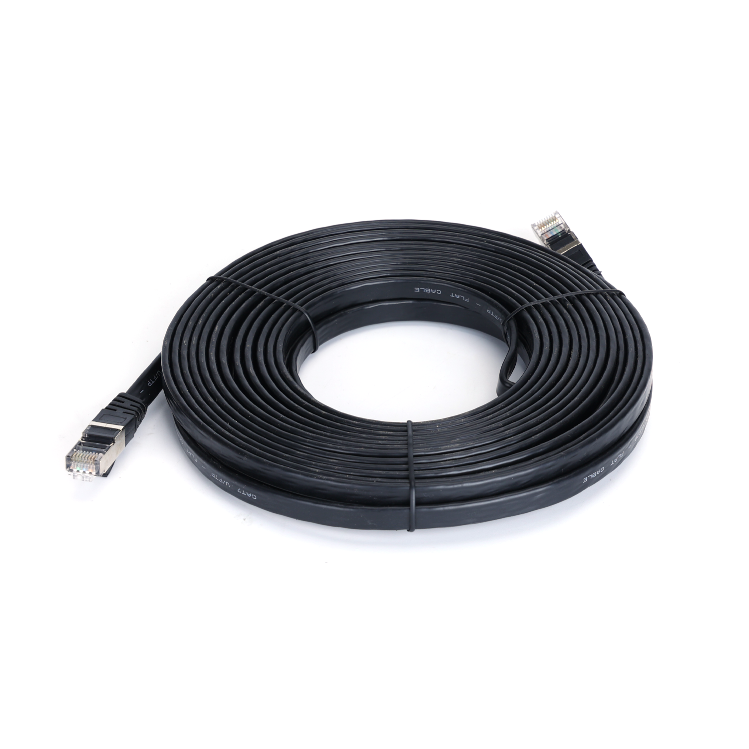 cable de conexión CAT7, 10 m, negro