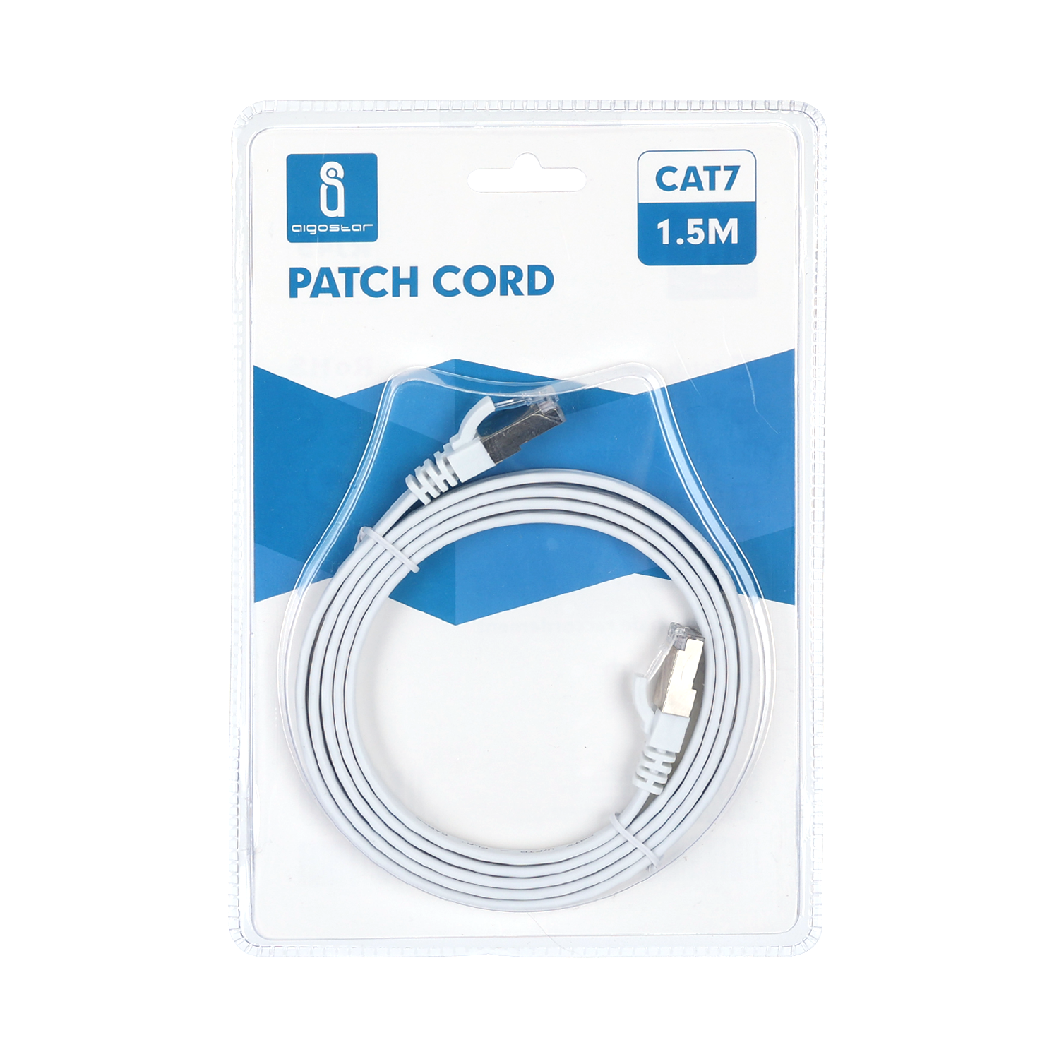 cable de conexión CAT7, 1,5 m, blanco