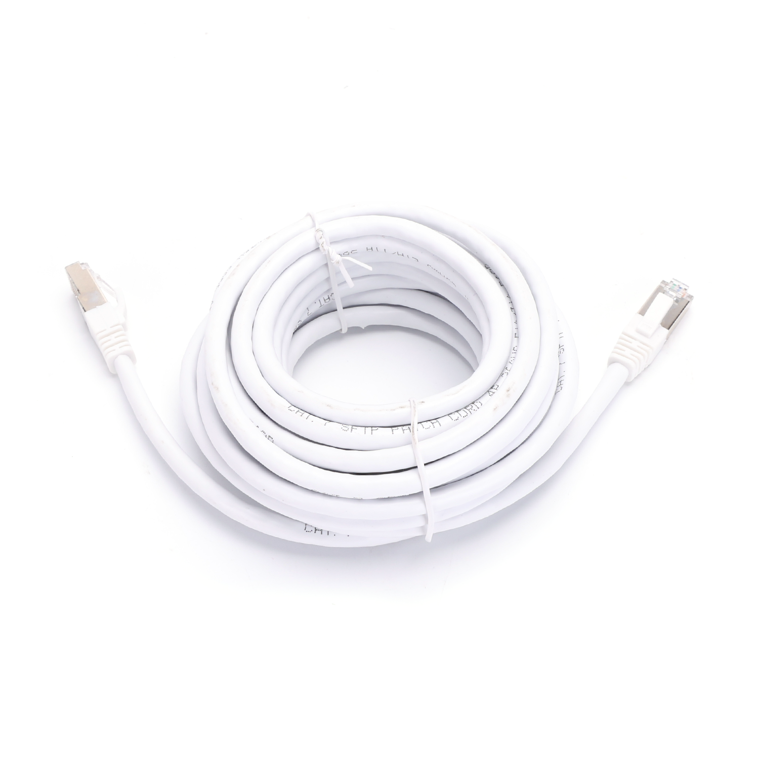 cable de conexión CAT7, 5 m, blanco